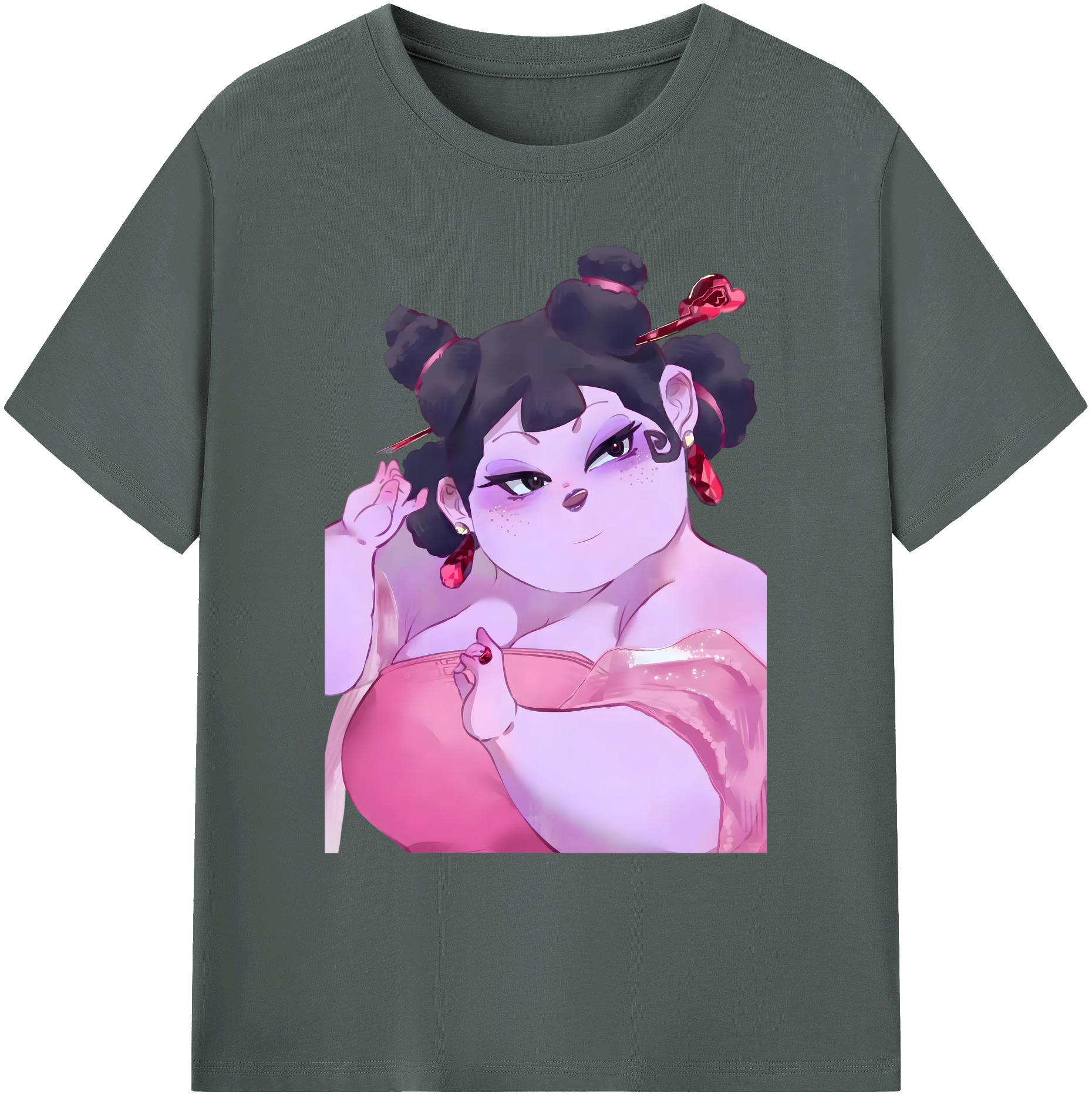 （画像用） Ne Zha 2 ナタ 魔童の大暴れ 綿100％ メンズ半袖Tシャツ｜肌触りやわらか＆通気性